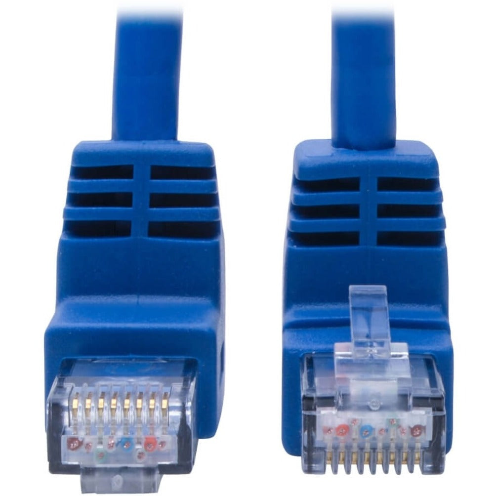 Detailed view of RJ45 connector pins and contacts on Cat6 cable-alternate-image3