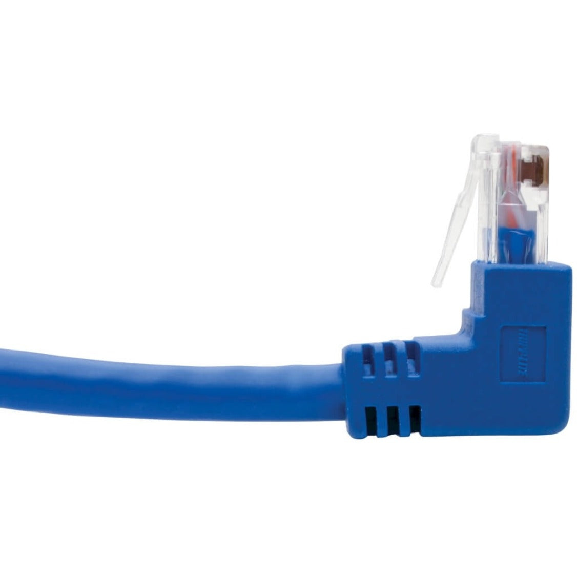 Tripp Lite N204-004-BL-UD Cat6 UTP Patch Cable Up-Angle Male/Down-Angle Male - 4 ft. Blue Molded  트립 라이트 N204-004-BL-UD Cat6 UTP 패치 케이블 상각 남성/하각 남성 - 4 ft. 파랑 몰드 완성