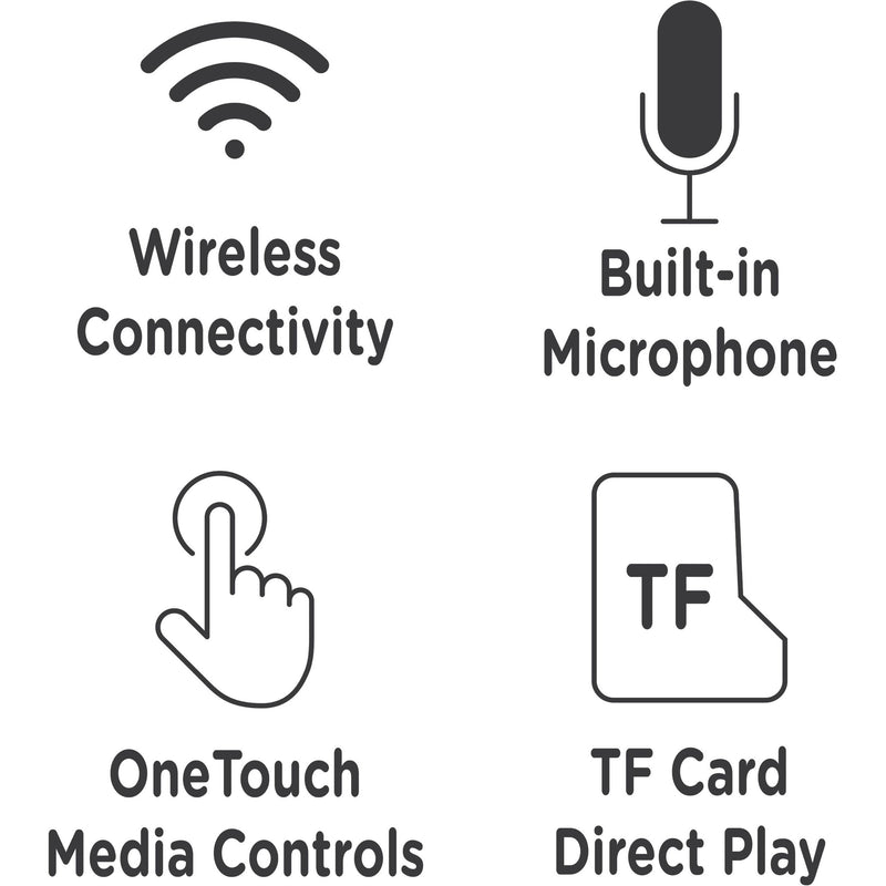 Icons showing key features of Morpheus 360 headphones