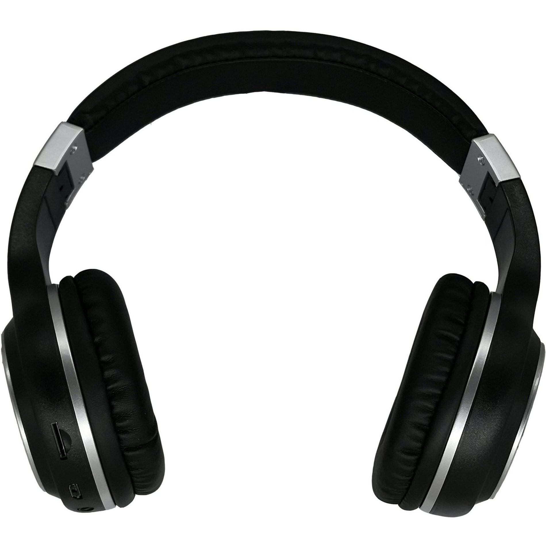 Morpheus 360 HP5500B Headphone Stereo Nirkabel Bluetooth Microfon Terintegrasi Hitam/Perak