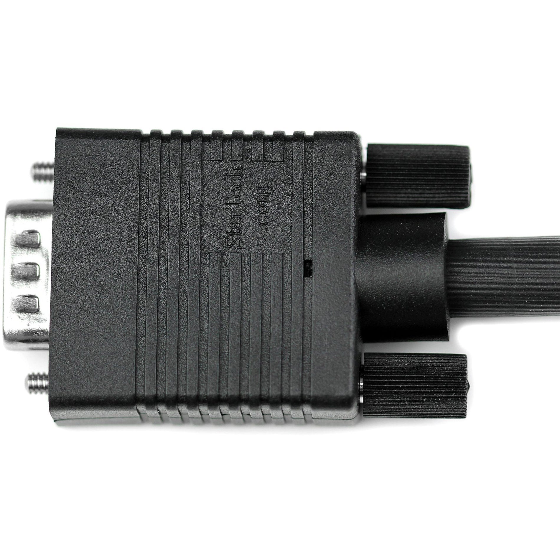 StarTech.com MXT101MMHQ10 10ft كابل شاشة VGA عالية الدقة HD15 ذكر إلى ذكر، مصبوب، حماية EMI، 1920 x 1200، أسود