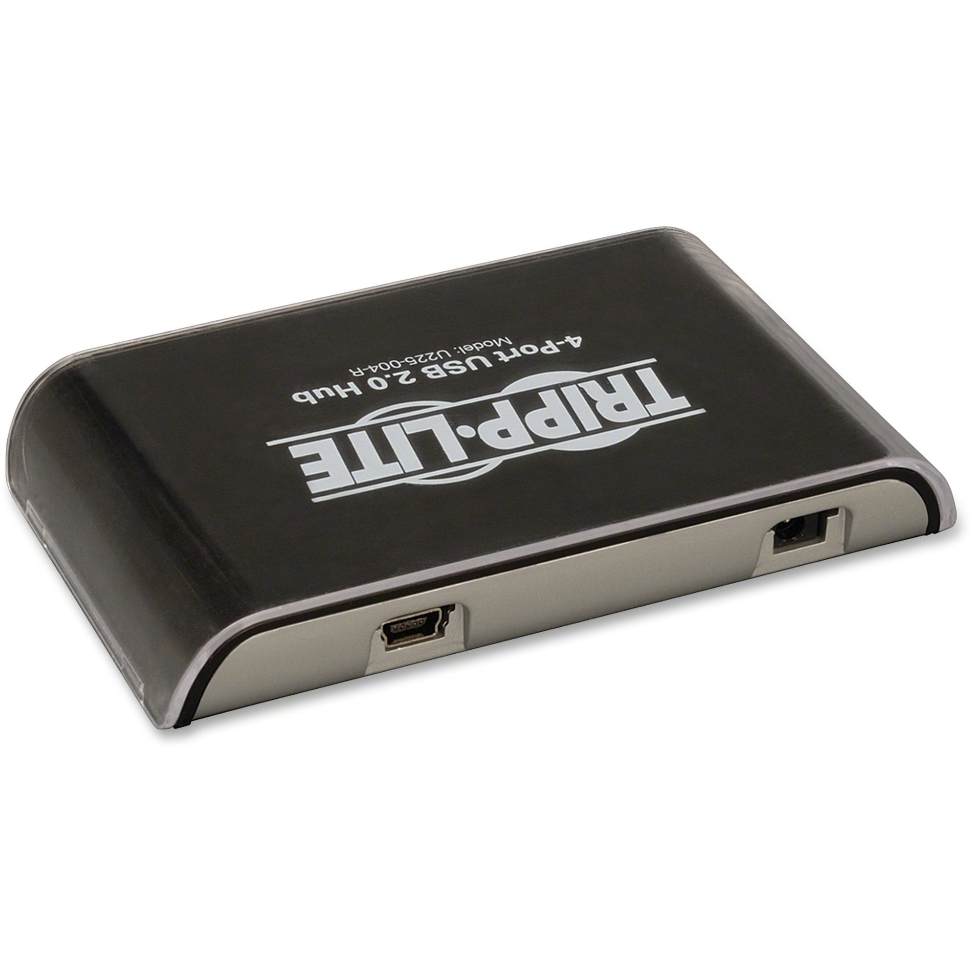 Tripp Lite U225-004-R 4-Port USB ミニ ハブ ブラック コンパクト で 便利 な USB ハブ マック や PC ブランド名: トリップライト