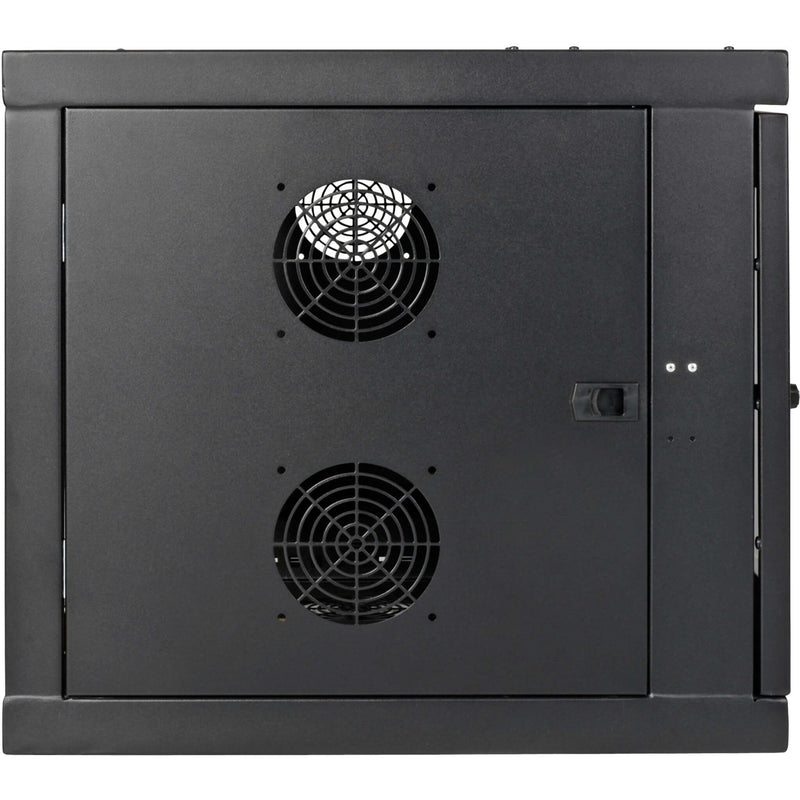 Side panel view showing dual fan mount system and ventilation design