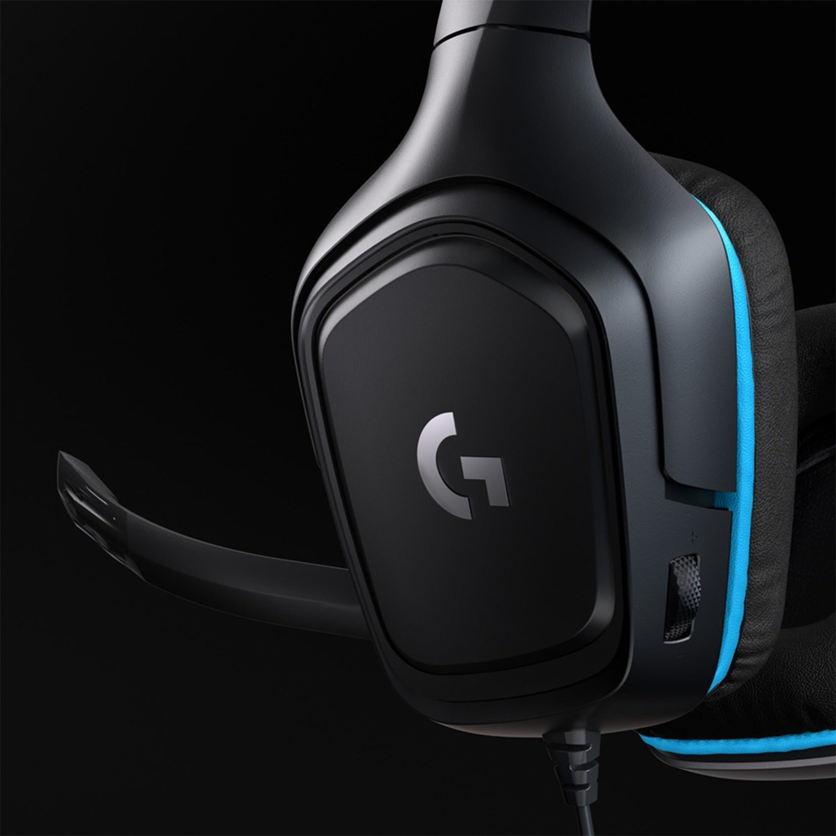 Logitech 981-000769 G432 7.1 Surround Sound Gaming Headset, Over-the-head, USB and 3.5mm Wired, Black