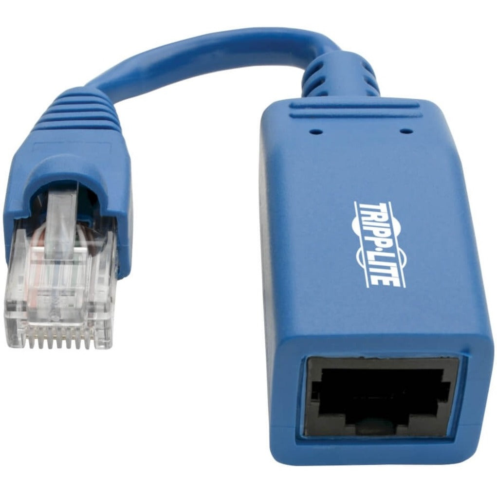 สายแปลงเคเบิลรุ่น N034-05N-BL ของ Tripp Lite สำหรับคอนโซล Cisco (M/F) - RJ45 ถึง RJ45 สีน้ำเงิน ยาว 5 นิ้ว