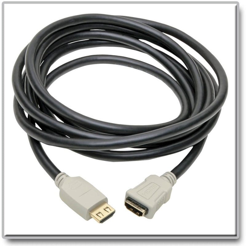 Full view of 6-foot black HDMI cable coiled to show flexibility