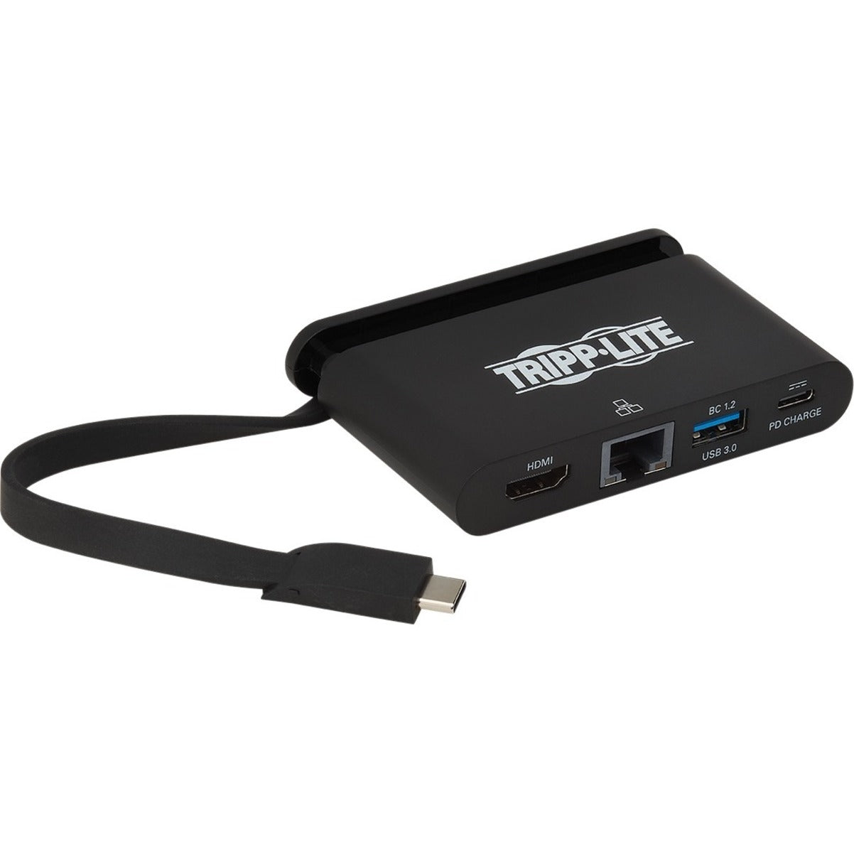 Tripp Lite USB-C docking station with HDMI, Ethernet, USB ports and integrated cable-alternate-image1