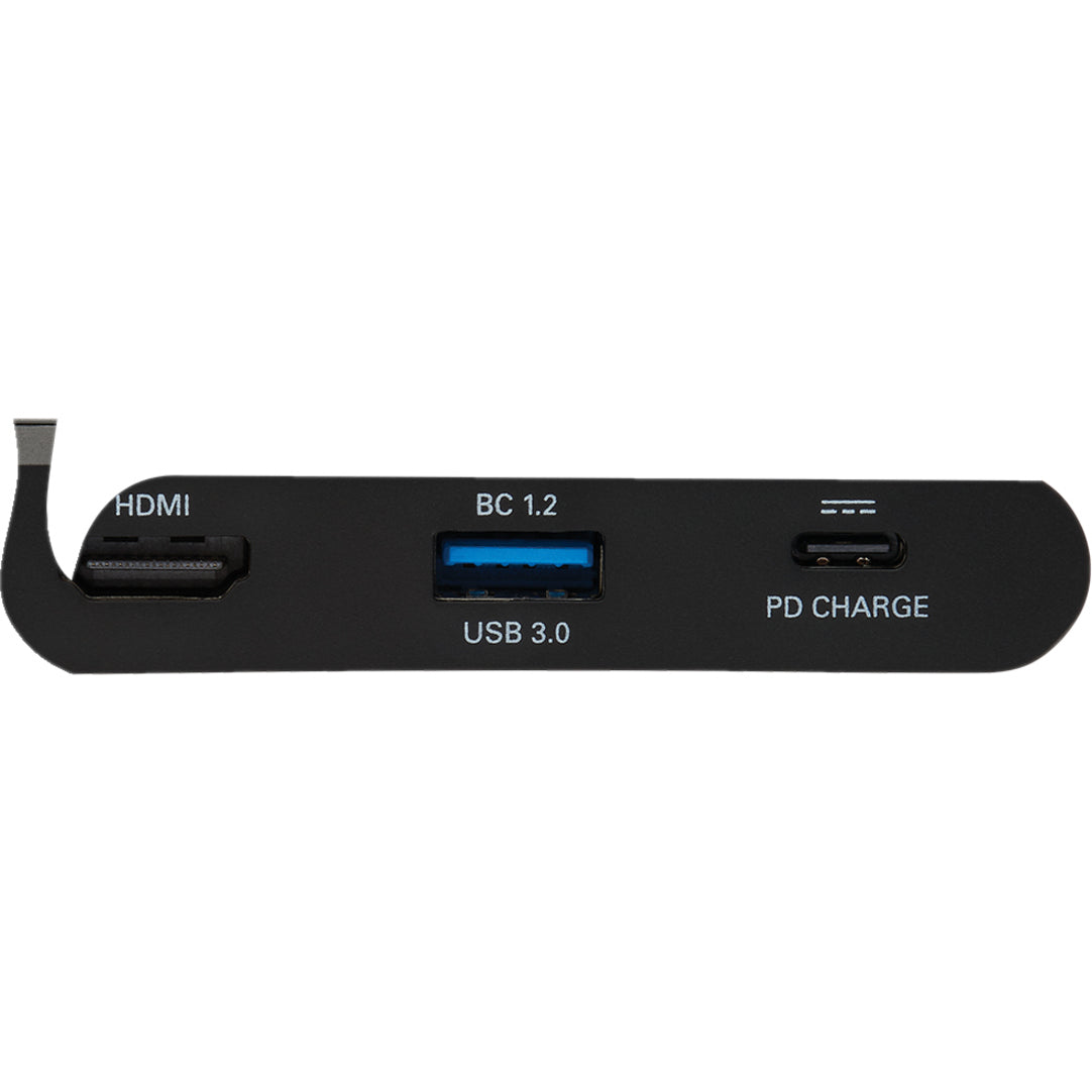 تريب لايت U444-T6N-H4UBC محطة توصيل USB 3.1 USBC باللون الأسود محول مع شحن PD إلى منفذ HDMI/USB-A