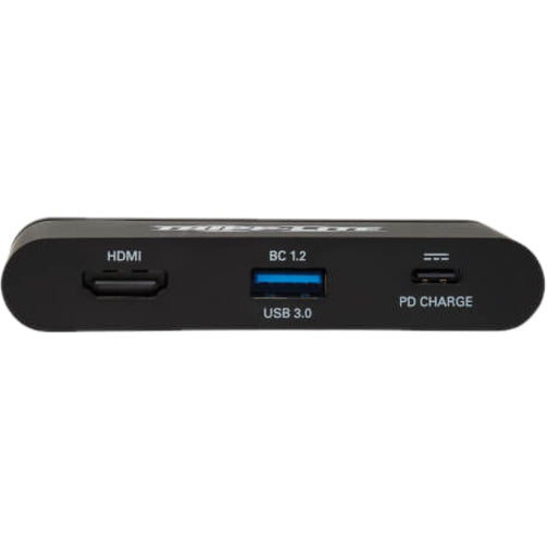 Station d'accueil Tripp Lite U444-T6N-H4UBC USB 3.1 USBC NOIR ADAP W/PD CHARGEUR HDMI/USB-A HUB PORT