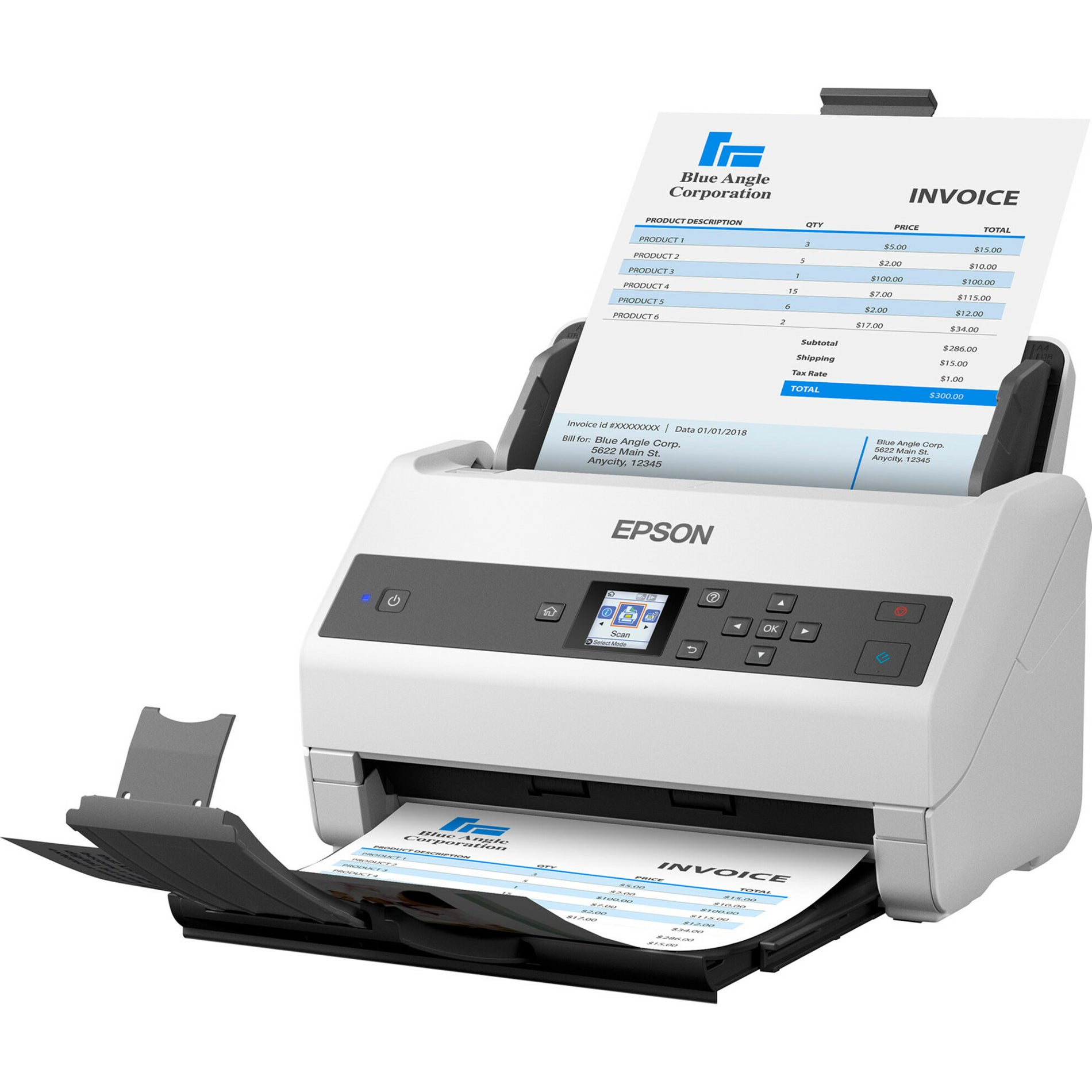 Epson B11B251201 WorkForce DS-970 Kleuren Duplex Werkgroup Document Scanner 600 dpi Optisch