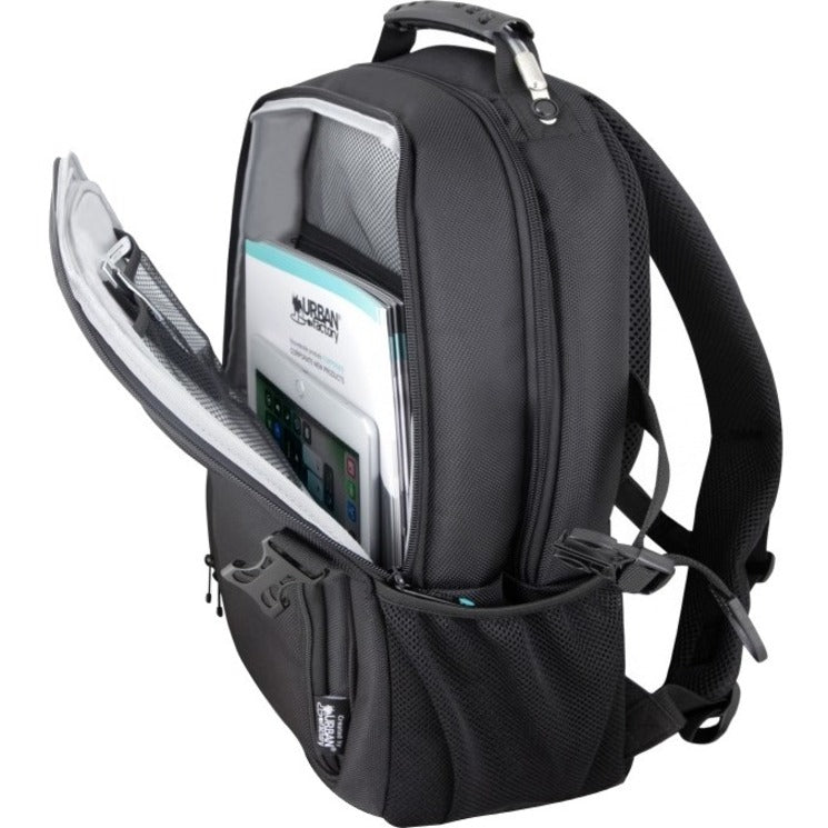 Urban Factory Carrying Case (Backpack) for 17.3" Notebook - Black (HTB17UF) Left image