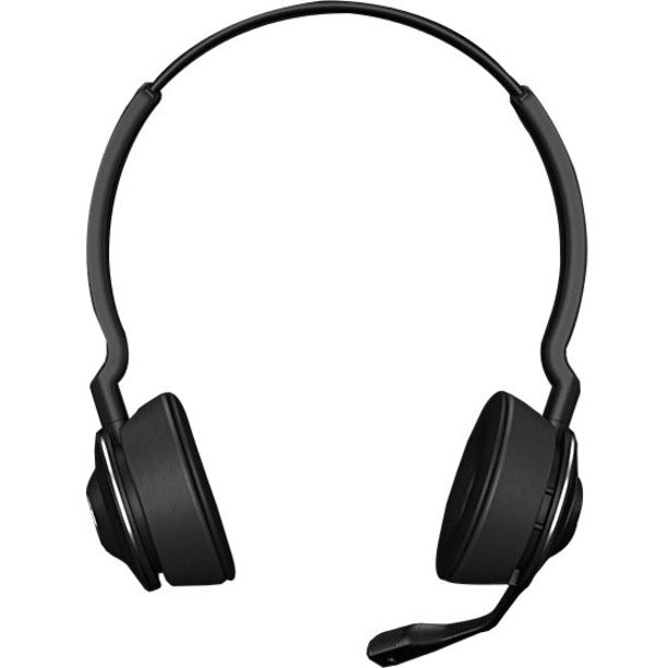 Front view of Jabra Engage 65 headset highlighting symmetrical design