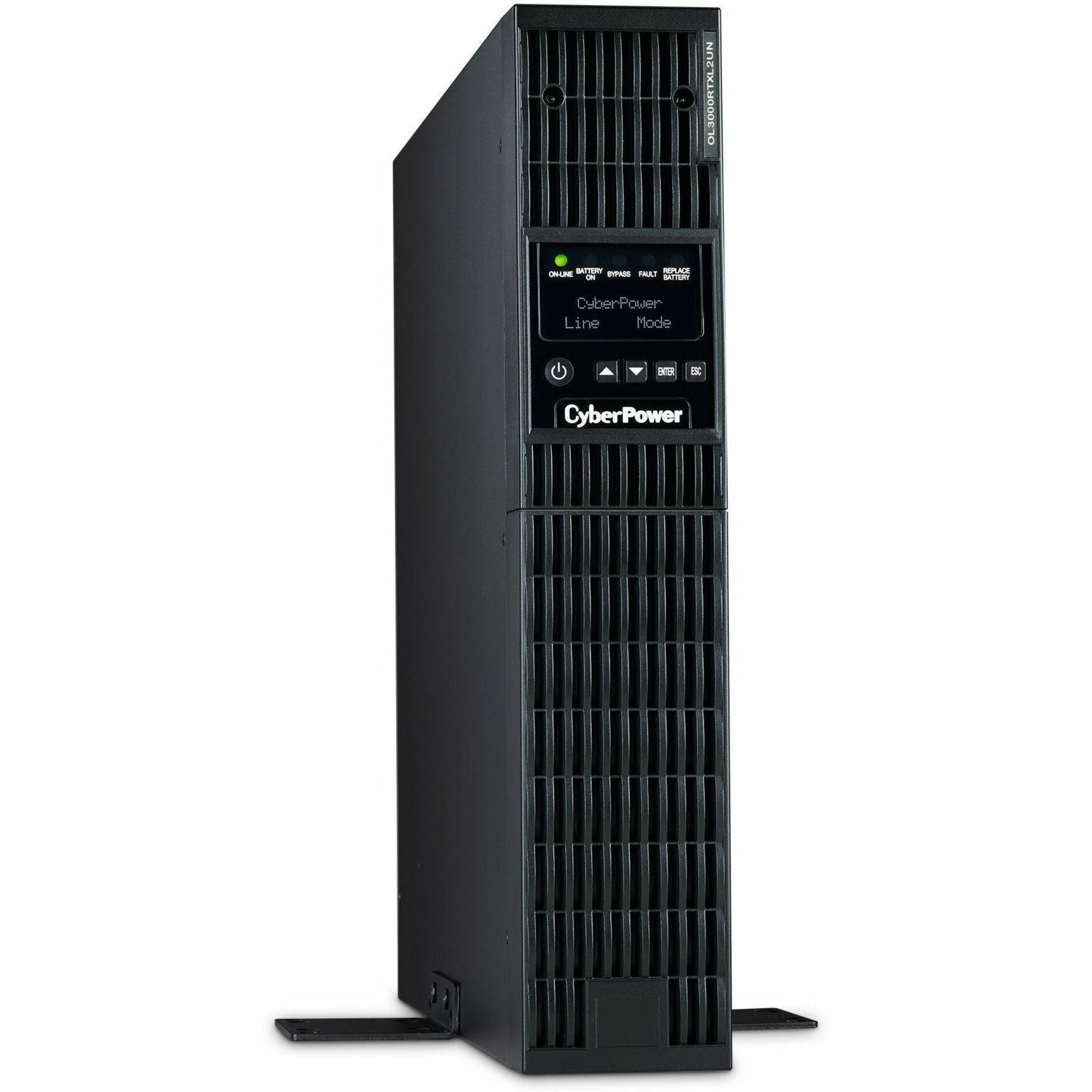 CyberPower  罗曼尼亚 OL3000RTXL2UN 智能应用在线机架/塔式 UPS 3000VA 7 插座 2U CyberPower - 赛博能