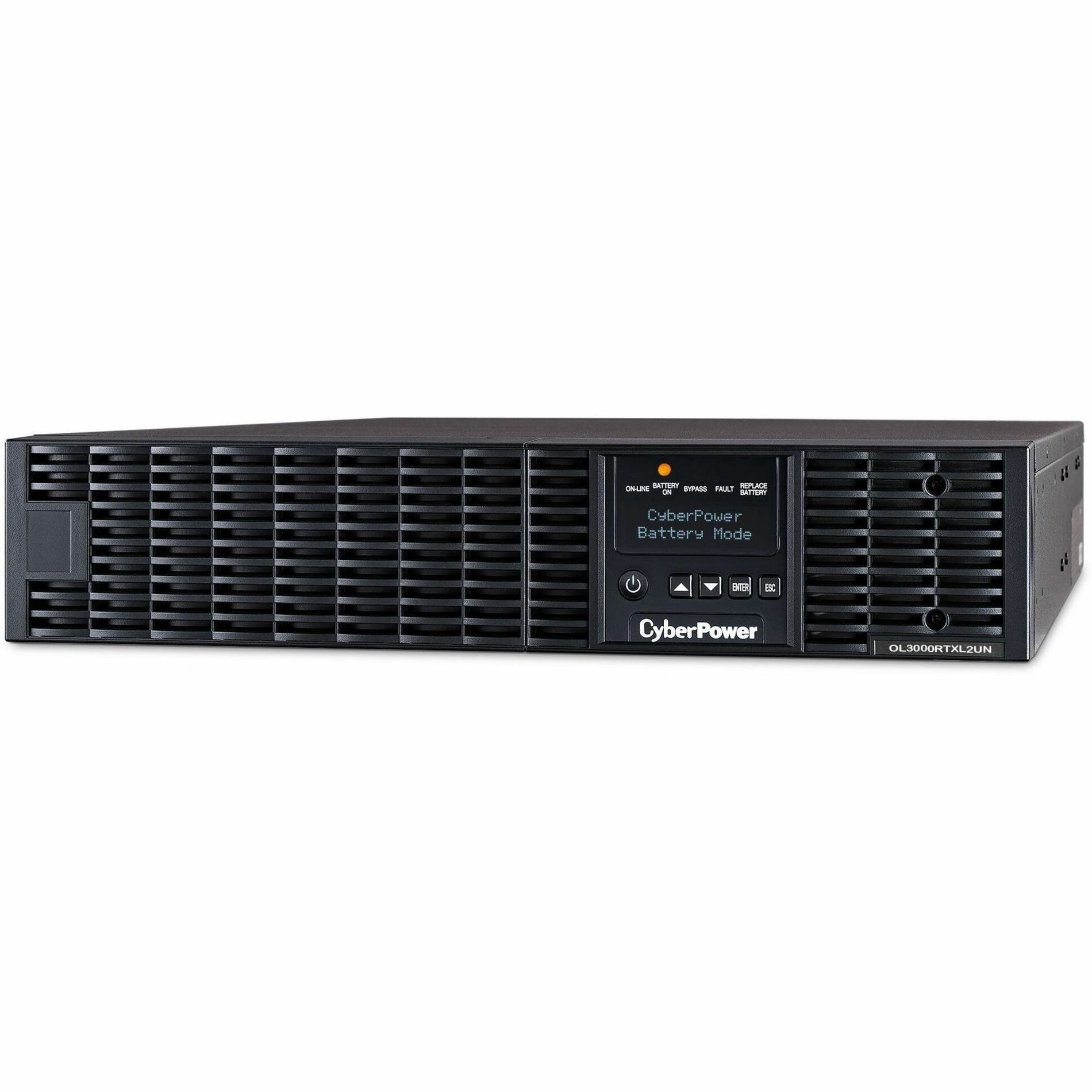 CyberPower OL3000RTXL2UN Smart App Online Rack/Tower UPS, 3000VA, 7 Outlets, 2U