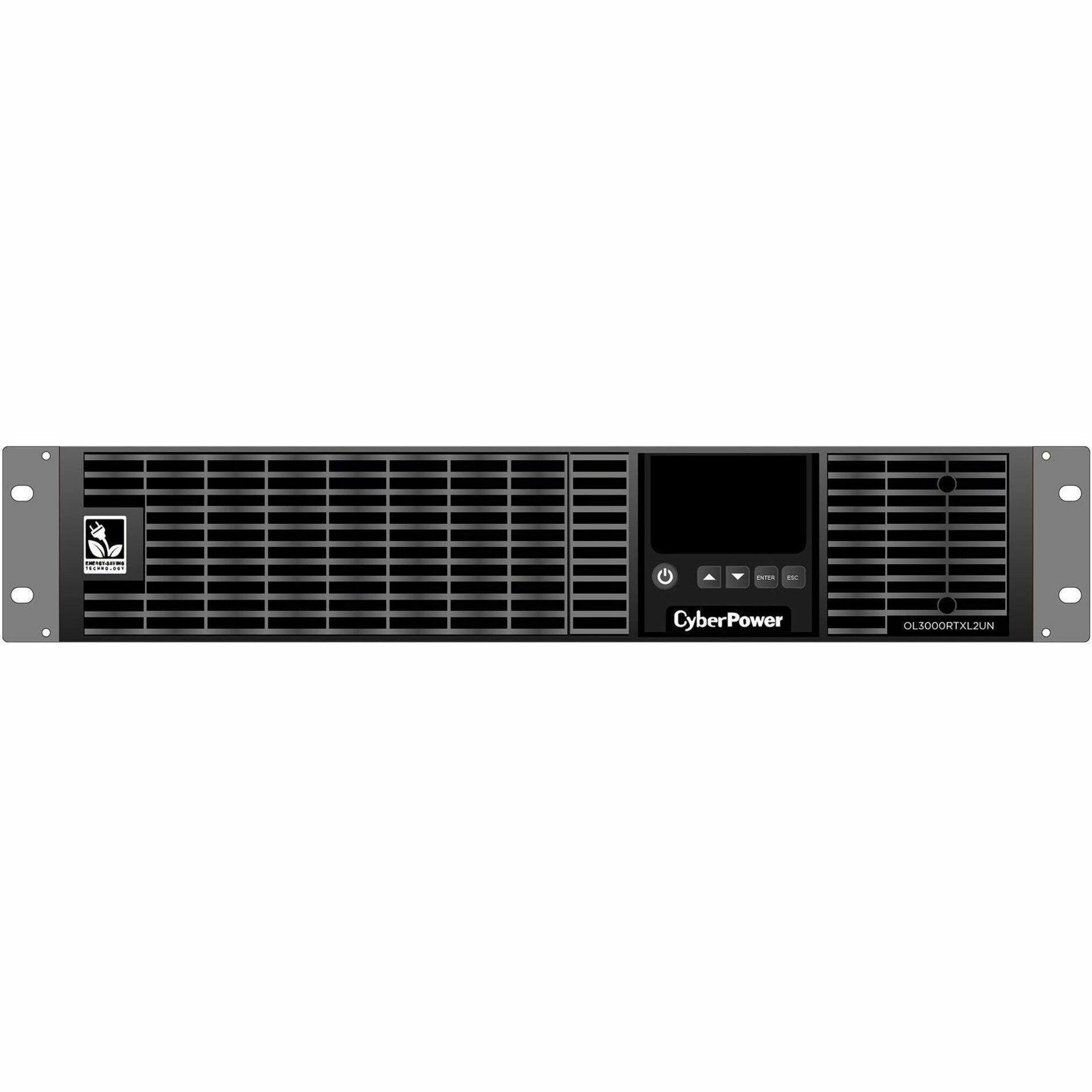 사이버 파워 OL3000RTXL2UN 스마트 앱 온라인 랙/타워 UPS 3000VA 7 콘센트 2U