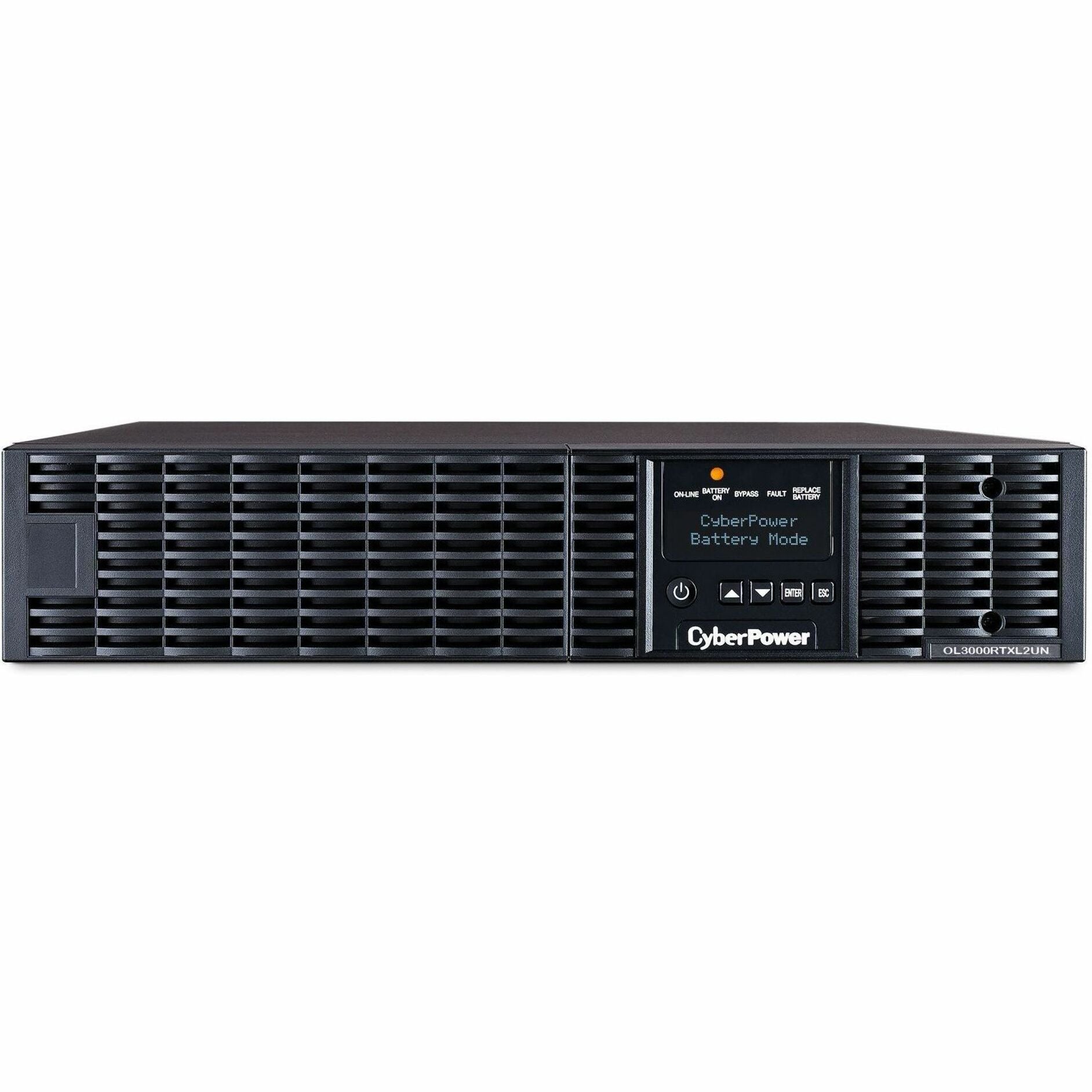 CyberPower OL3000RTXL2UN Smart App Online Rack/Tower UPS 3000VA 7 Outlets 2U  CyberPower OL3000RTXL2UN Smart App Online Rack/Tower UPS 3000VA 7 Prese 2U