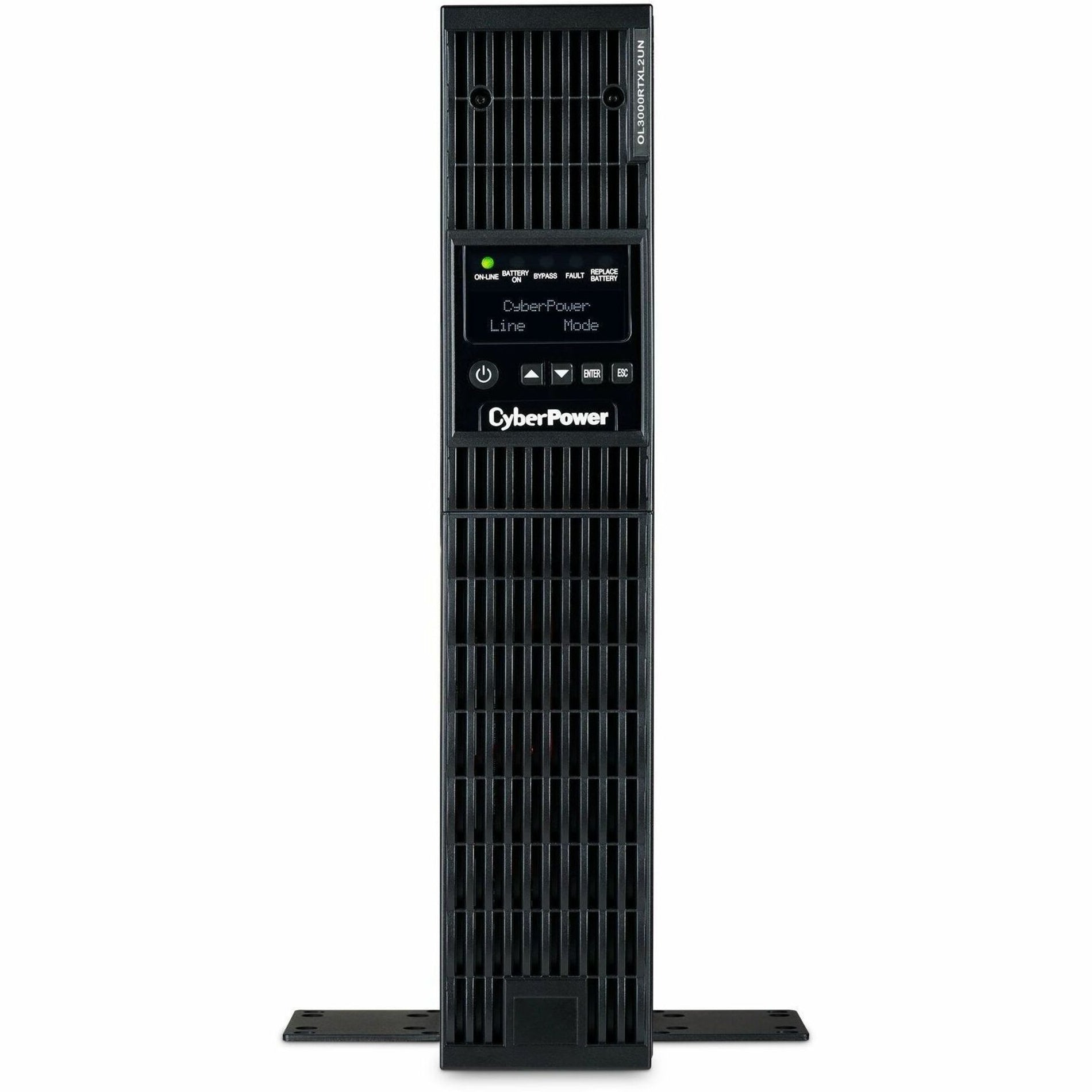 CyberPower  罗曼尼亚 OL3000RTXL2UN 智能应用在线机架/塔式 UPS 3000VA 7 插座 2U CyberPower - 赛博能