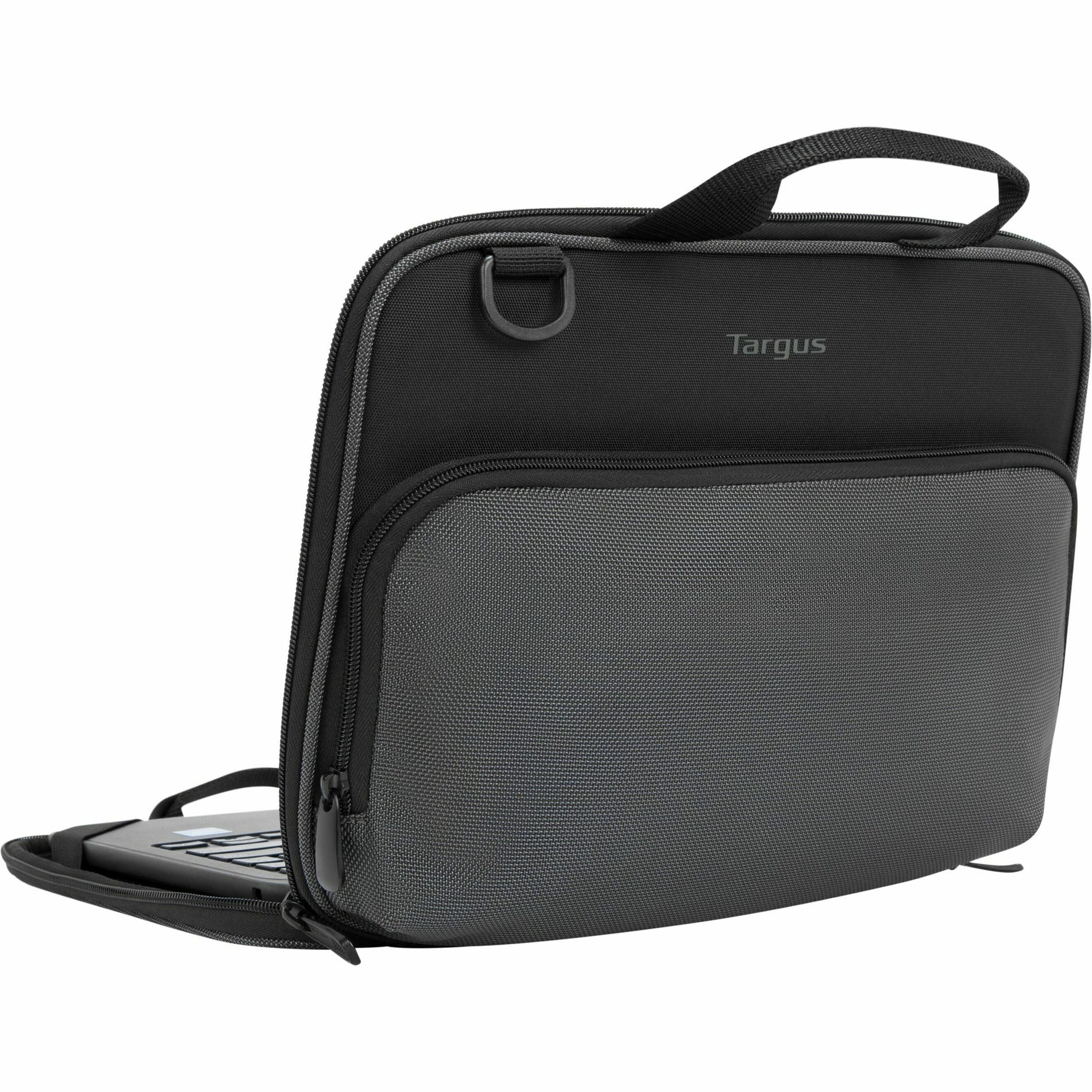 Targus TED006GL 11.6" Work-in Essentials Case for Chromebook - Black/Grey, Lightweight and Durable Carrying Case for Accessories and Power Adapter
