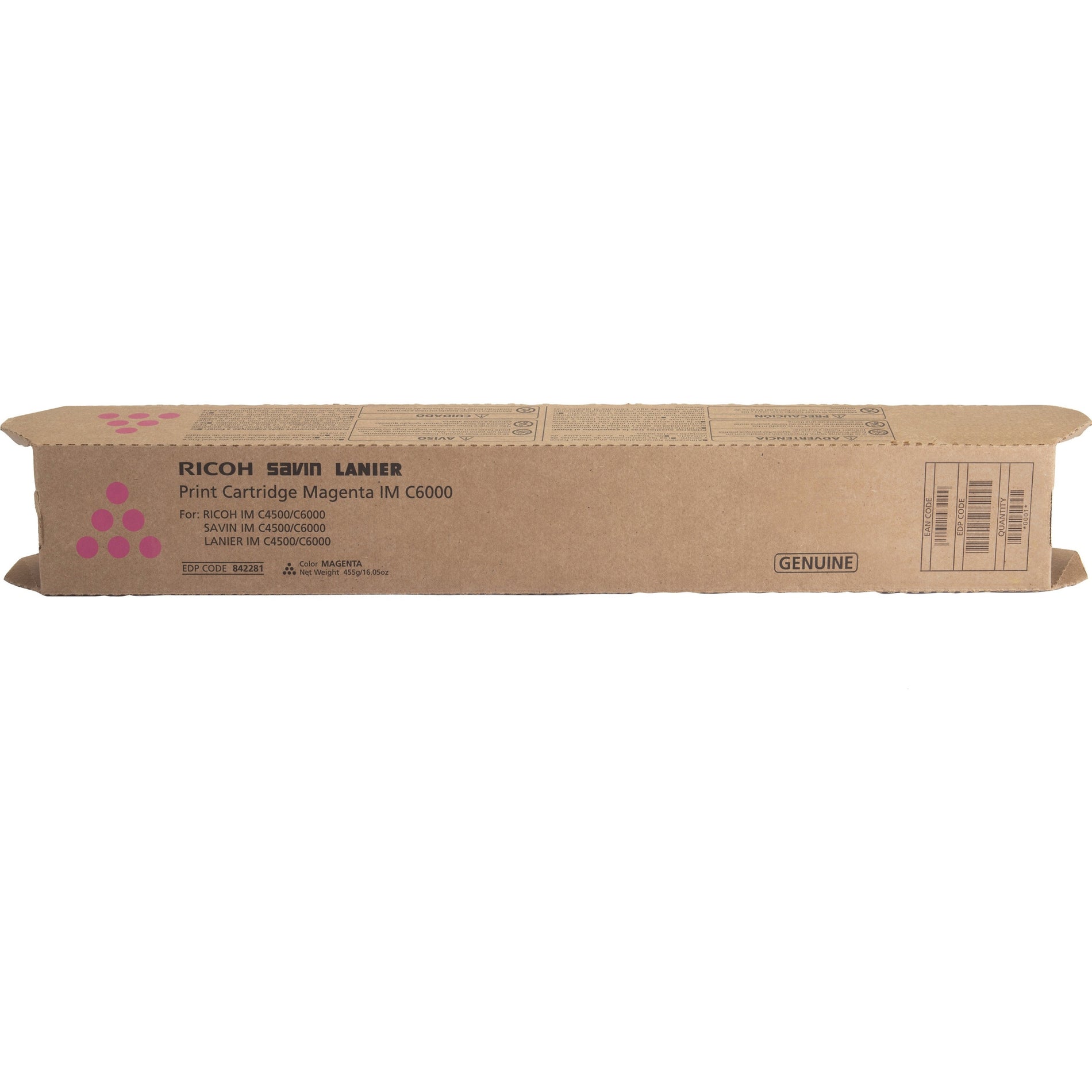 Ricoh 842281 Toner Cartridge, Magenta - Original Laser Toner for Ricoh Printers