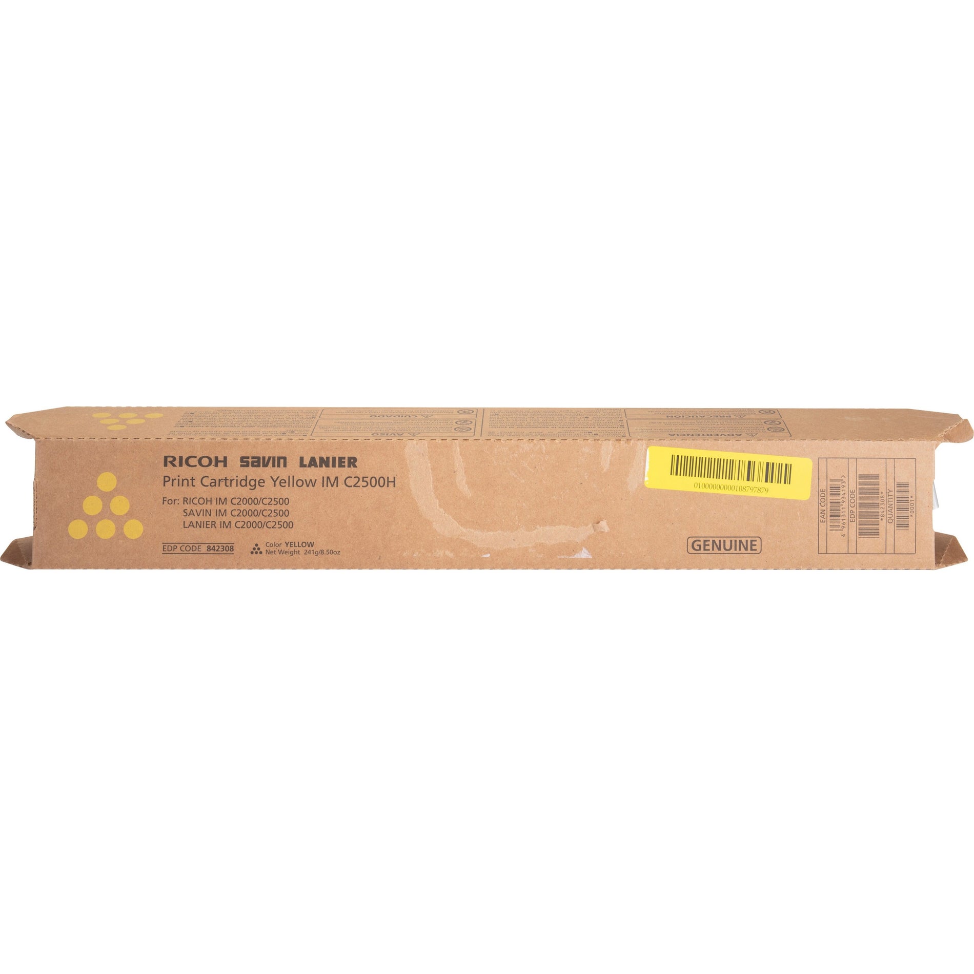 Ricoh 842308 Toner Cartridge, Yellow - Original Laser Toner for Ricoh Printers