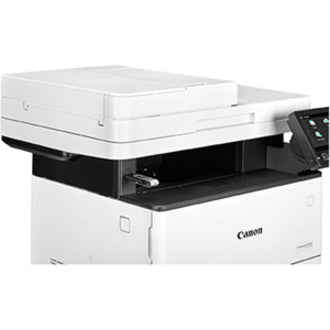 Top view of Canon D1650 printer showing document feeder and paper handling system