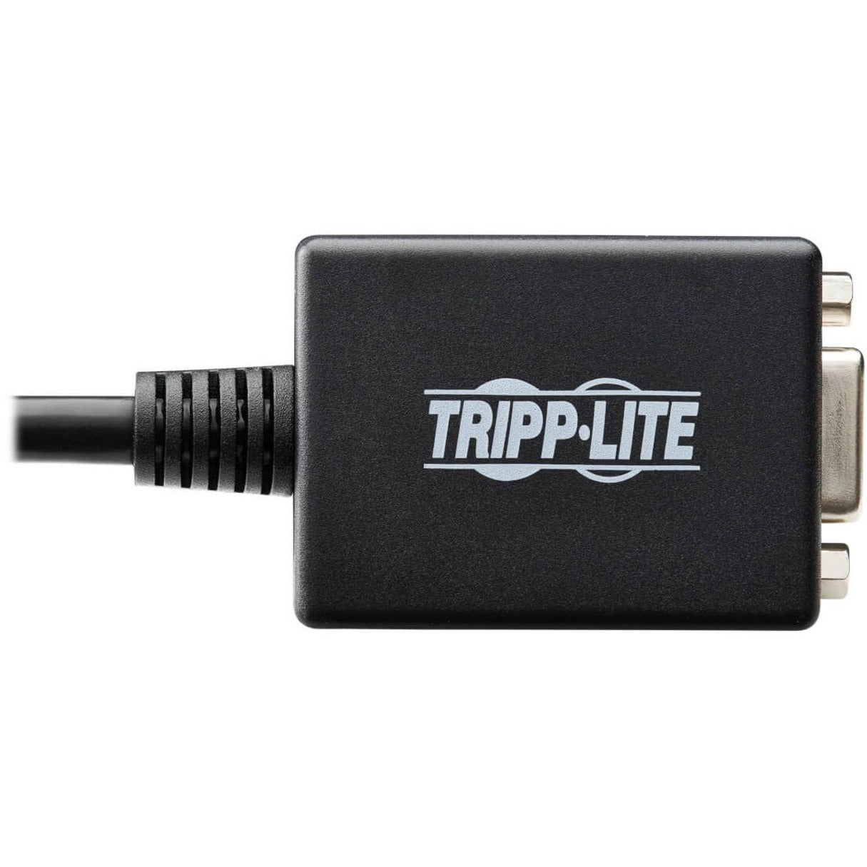 Close-up of Tripp Lite branding on adapter housing-alternate-image7