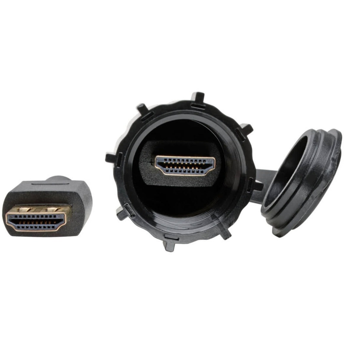 Tripp Lite P569-010-IND Cable HDMI Ethernet Industrial M/M 10FT Resistente a la Humedad Resistente al Agua Flexible Robusto Moldurado Conector Resistente al Polvo