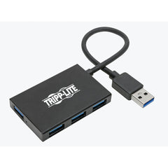 特里普利特 U360-004-4A-AL USB 3.0超高速超薄型集线器，4个USB-A端口，便携式，铝制 特里普利特