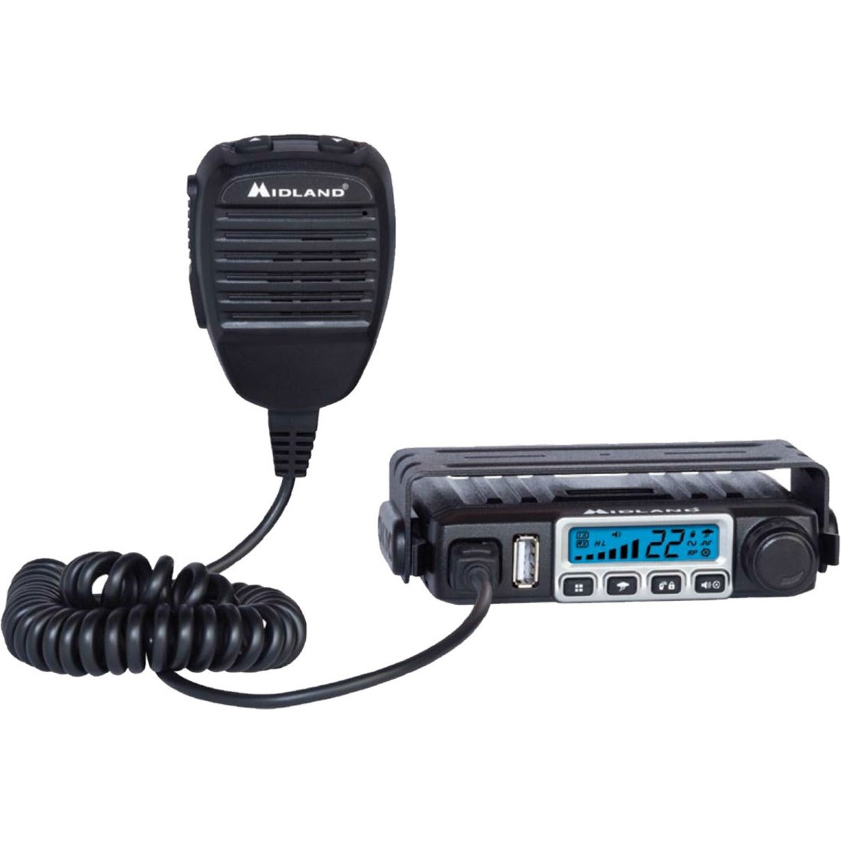 Midland MXT115 MicroMobile Two-Way Radio, Weather & Alert Radio ...