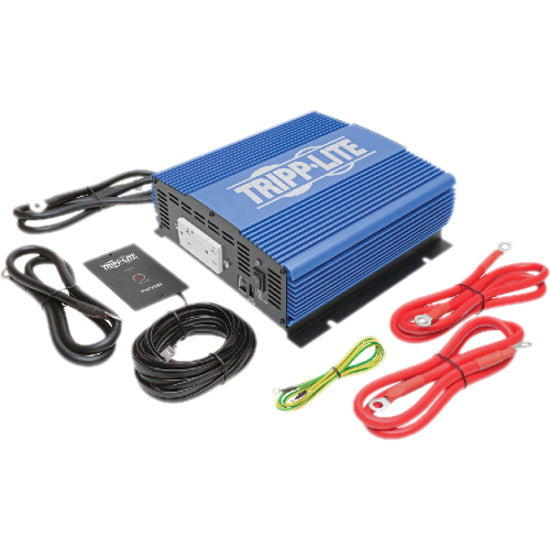 PINV2000 power inverter shown with complete installation kit including cables and remote-alternate-image6