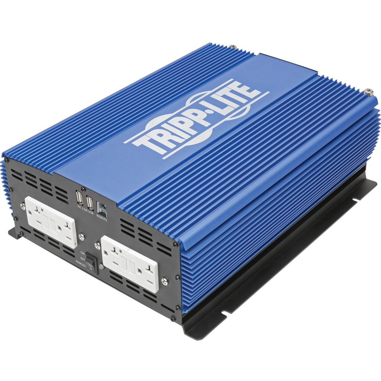 Tripp Lite - トリップライト PINV2000HS パワーインバータ、2000Wコンパクトモバイルポータブル、4コンセント2 USBポート