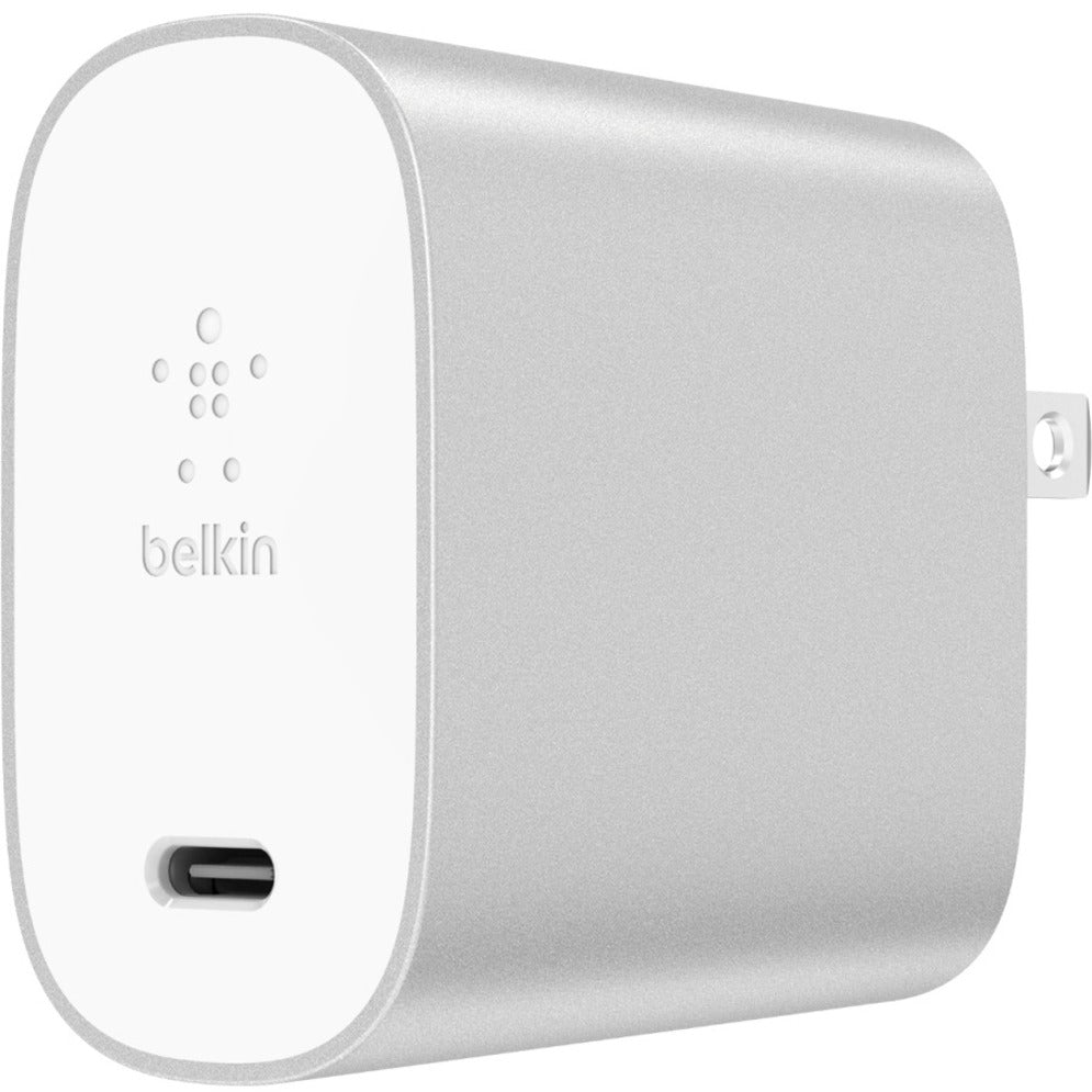 Belkin F7U060dq-SLV BOOST&uarr;CHARGE 27W USB-C Home Charger, Fast Charging for iPhone, Google Pixel, and More