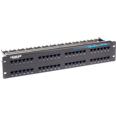 Black Box JPM906A-R6 GigaBase CAT5e Patch Panel - 2U Unshielded 48-Port   Black Box JPM906A-R6 GigaBase CAT5e Patchpanel - 2U ungeschirmt 48-Port