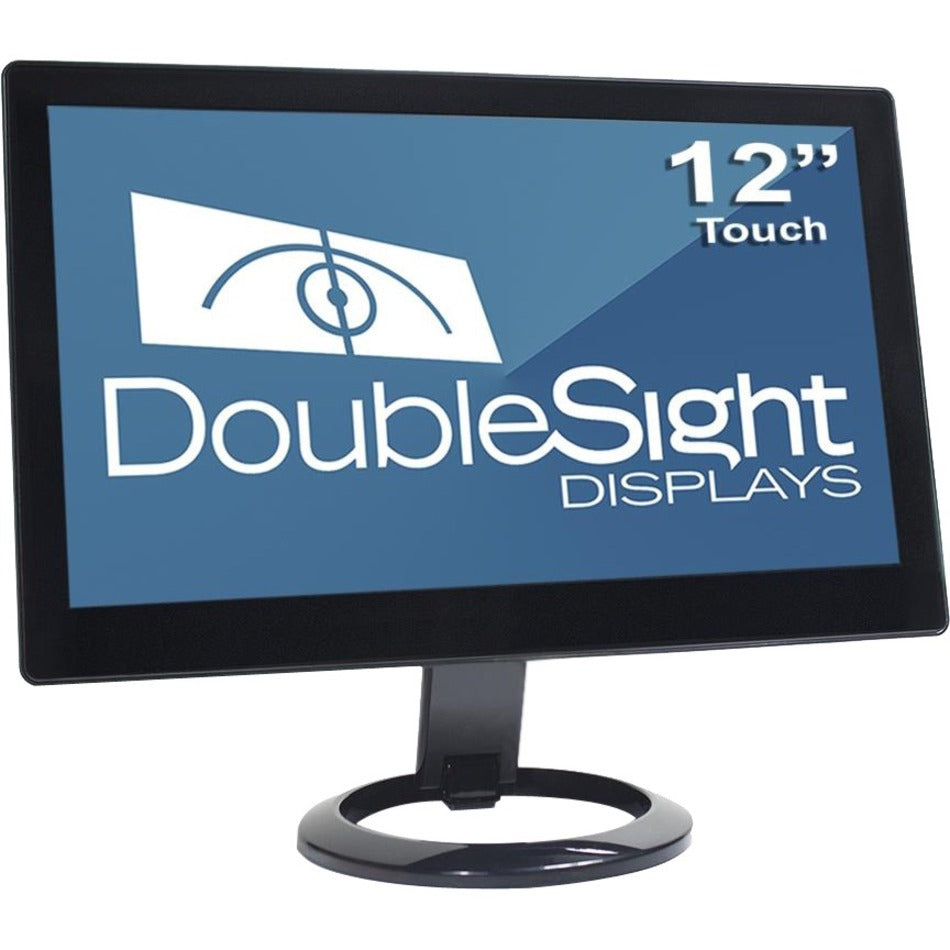 DoubleSight Displays DS-12HT Smart HD LCD Touch Monitor HDMI, 12.1 Lightweight and Portable, 1366x768 Resolution, USB Input, 3 Year Warranty