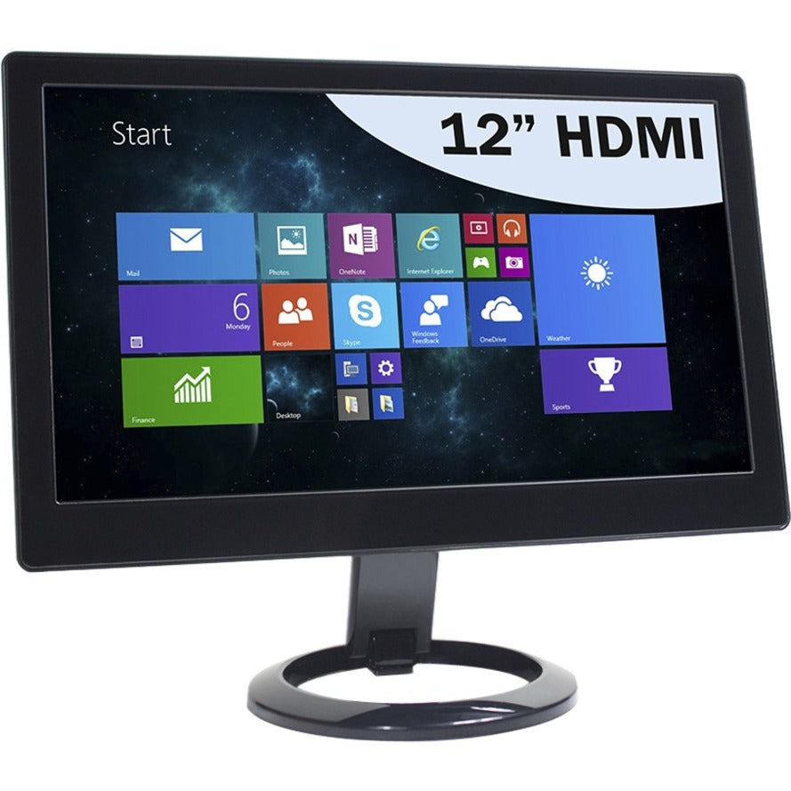 DoubleSight Displays DS-12H 12 HD LCD Monitor, HDMI, Lightweight and Portable, 3 Year Warranty