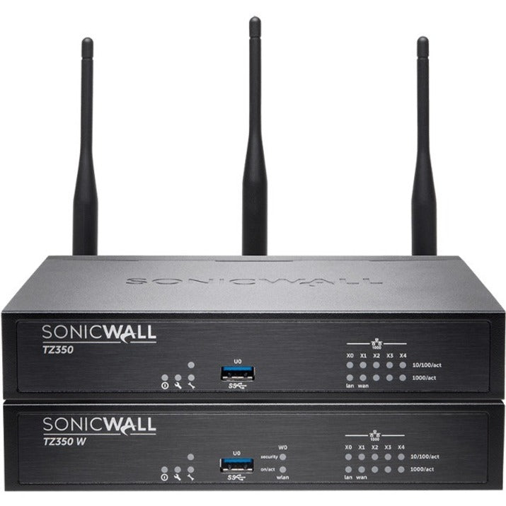 SonicWall 02-SSC-0944 TZ350W Network Security/Firewall Appliance, Wireless LAN, Gigabit Ethernet