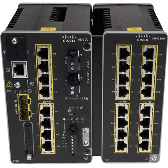 Marca: Cisco Catalizador IE-3300-8P2S Interruptor Resistente (IE-3300-8P2S-E)