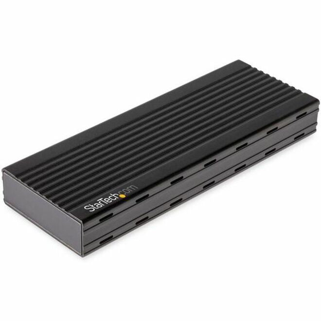 StarTech.com M2E1BMU31C M.2 NVMe SSD Enclosure for PCIe SSDs - USB 3.1 Gen 2 Type-C, Thunderbolt 3 Compatible, USB-C Cable Included