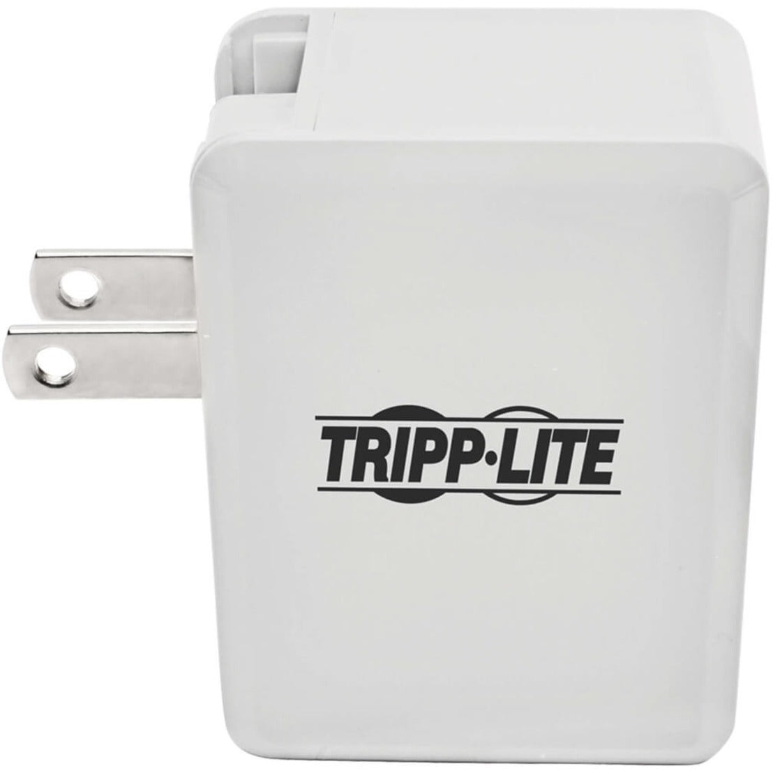 Close-up view of Tripp Lite charger showing build quality and branding-alternate-image4