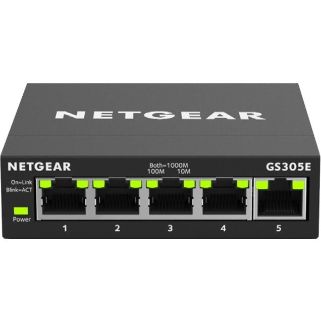 Netgear GS305E-100NAS GS305E Ethernet Switch 5-Port Gigabit Smart Managed Switch