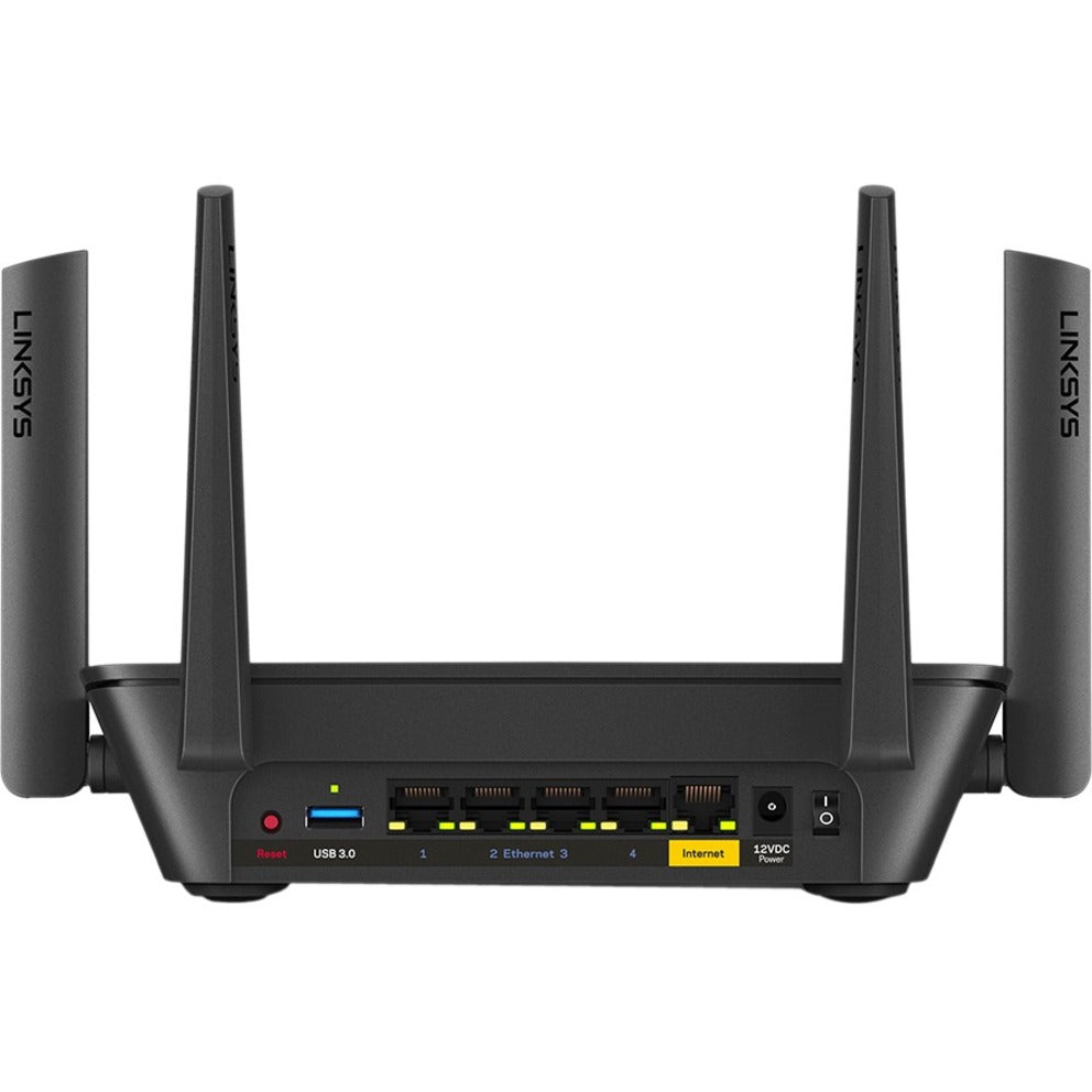 Linksys MR8300 最大流量 AC2200 槽三频 Wi-Fi 5 路由器，千兆以太网，USB，4 个网络端口 refusal=null