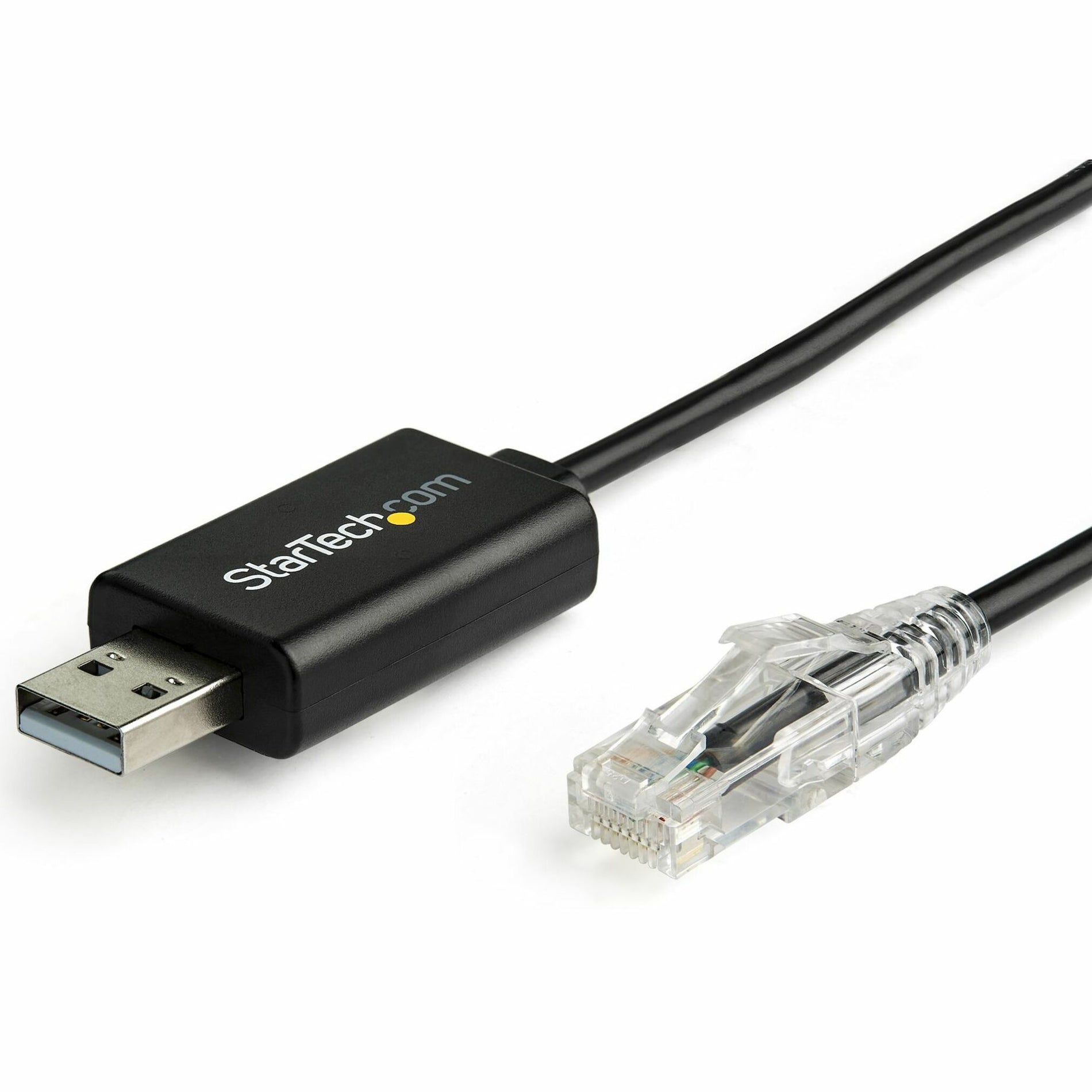 StarTech.com ICUSBROLLOVR 6 ft 1.8 Cisco USB Console Cable USB to RJ45 Rollover Cable, Transfer rates up to 460Kbps, Windows, Mac and Linux Compatible