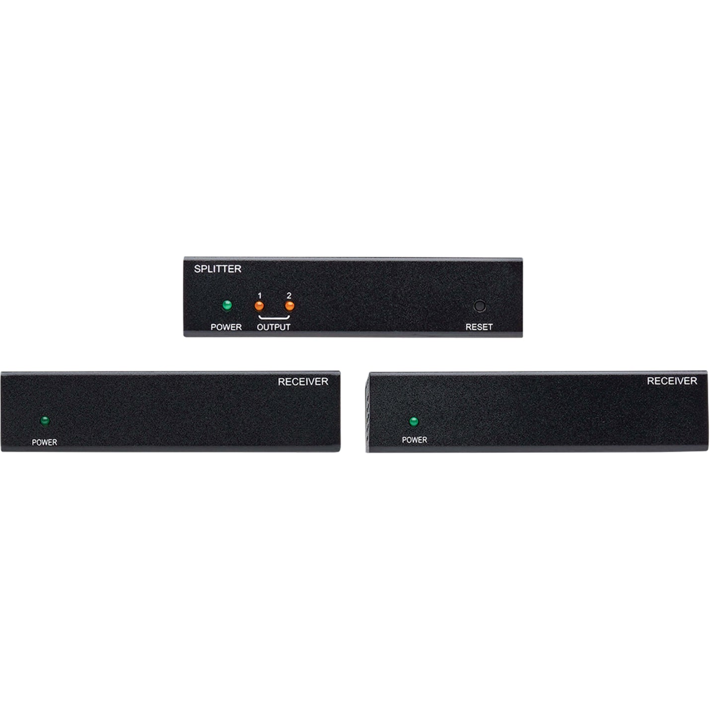 Tripp Lite B127-002-D2H Video Extender Zender/Ontvanger 4K 3840 x 2160 1 Jaar Garantie