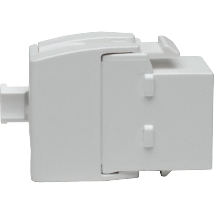 Tripp Lite N238-001-GY-TF Keystone Jack Cat6a/Cat6/Cat5e Bianco TAA PoE+ PoE Schermato