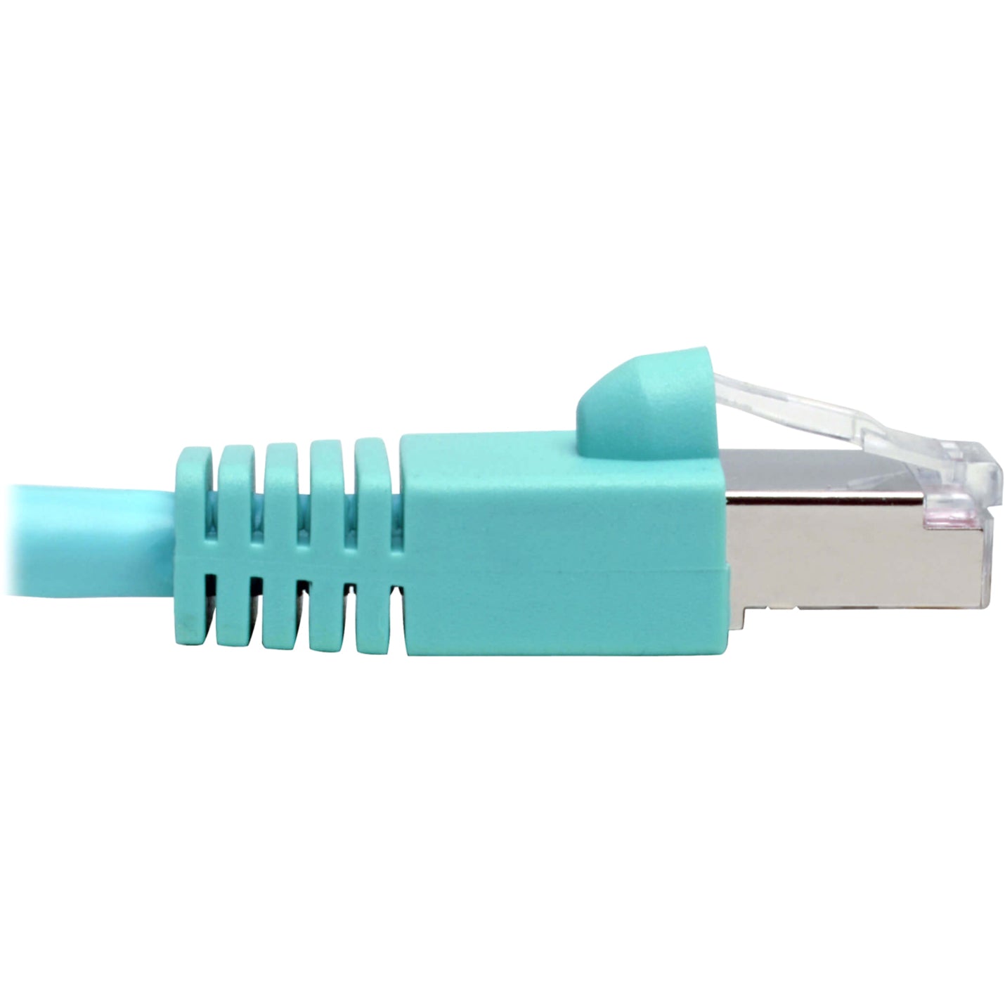 Tripp Lite N262-014-AQ Cable de Red Patch Cat.6a STP 14 pies Aqua Protección EMI/RF