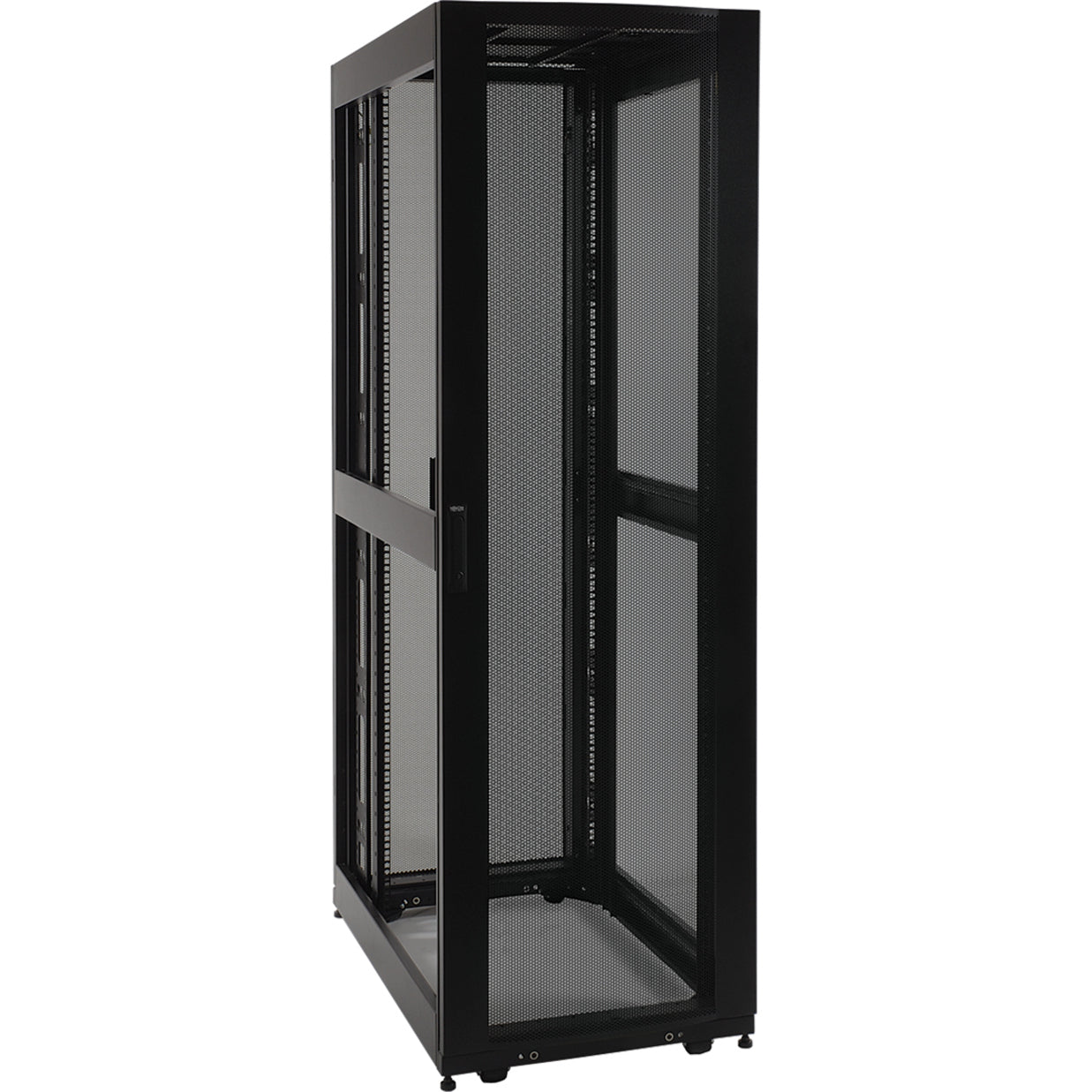 Full view of server rack with doors open showing access features-alternate-image8