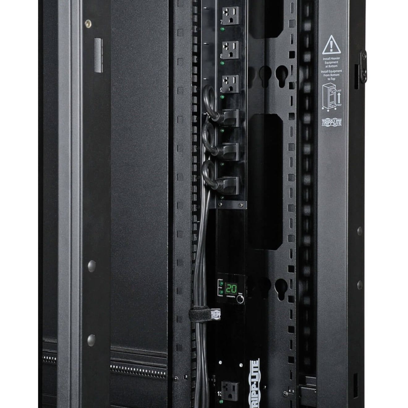 View of PDU mounting locations and power management features-alternate-image9