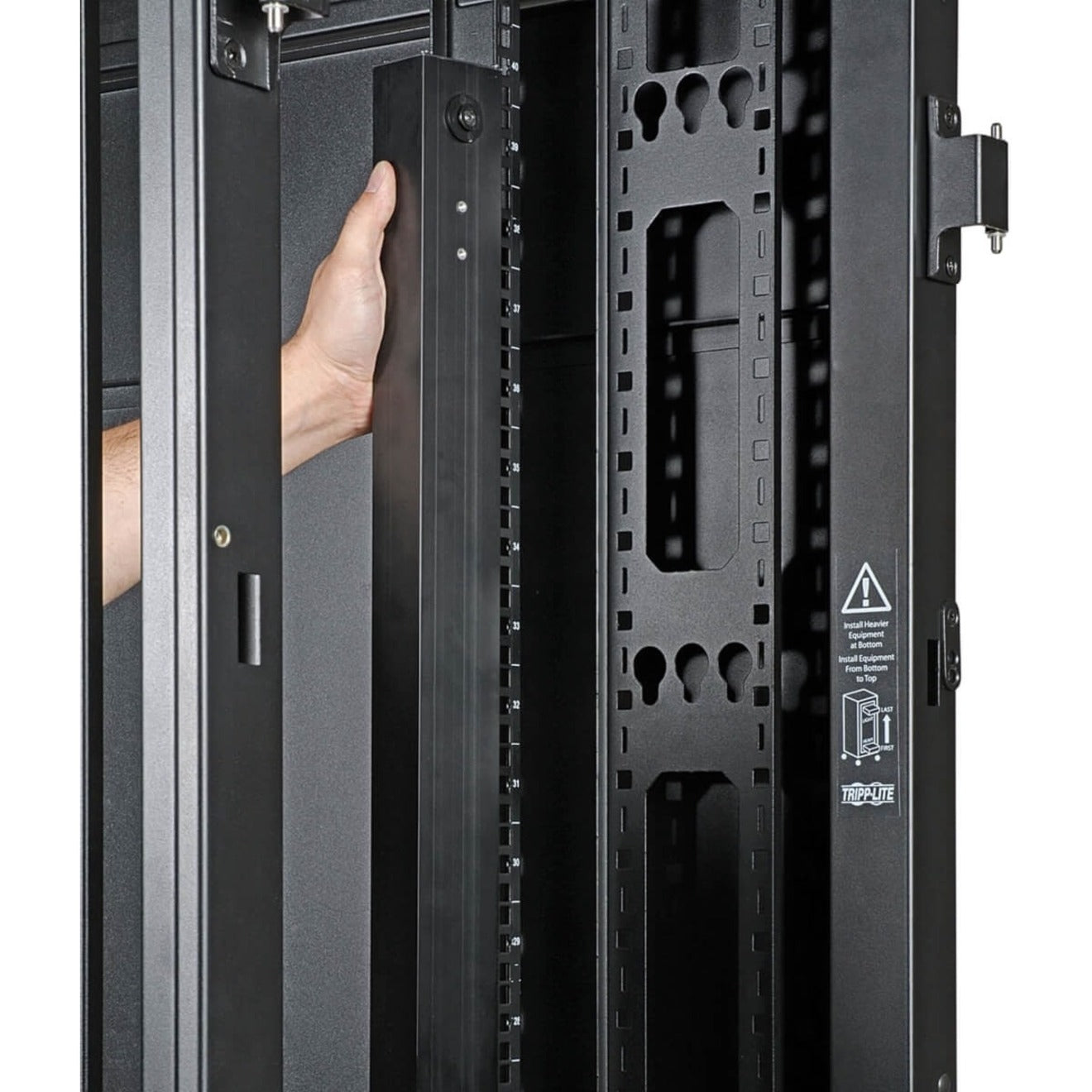 Demonstration of toolless mounting system for rack equipment-alternate-image10