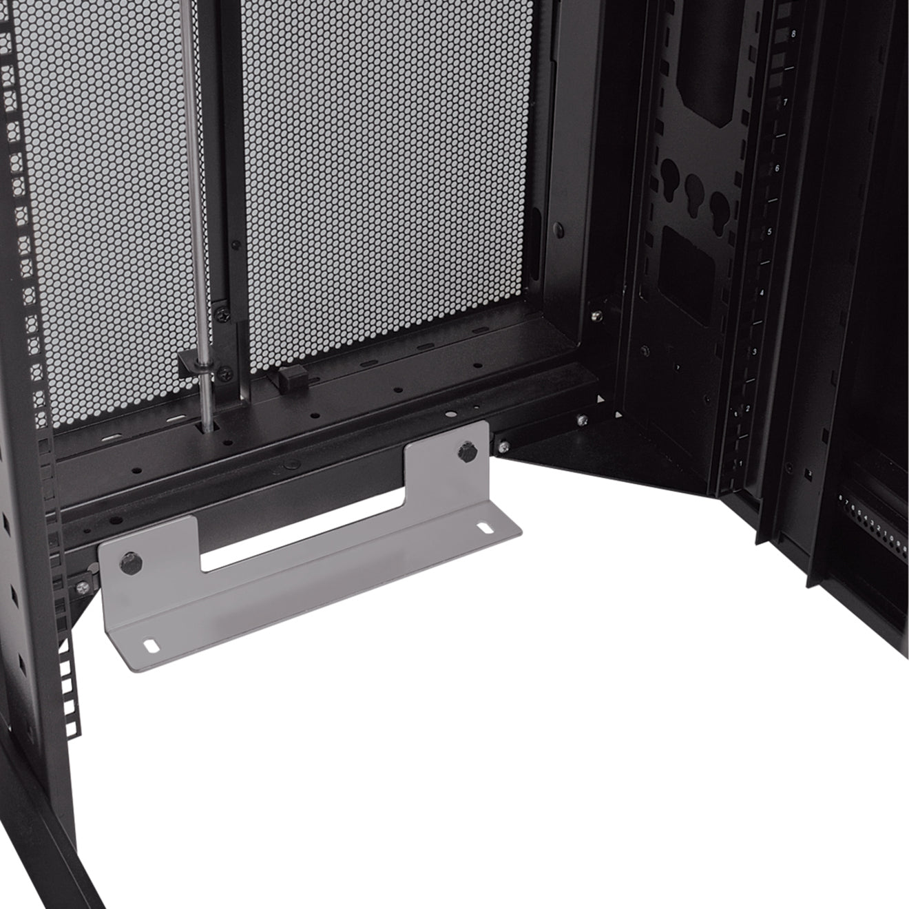 Tripp Lite - トリップライト SR48UBDP48 48U Server Rack - SR48UBDP48 48Uサーバーラック 10.8 ft Depth - 10.8フィートの奥行き 60" Width - 60インチの幅 18.8 ft Height - 18.8フィートの高さ Black Powder Coat - ブラックパウダーコート