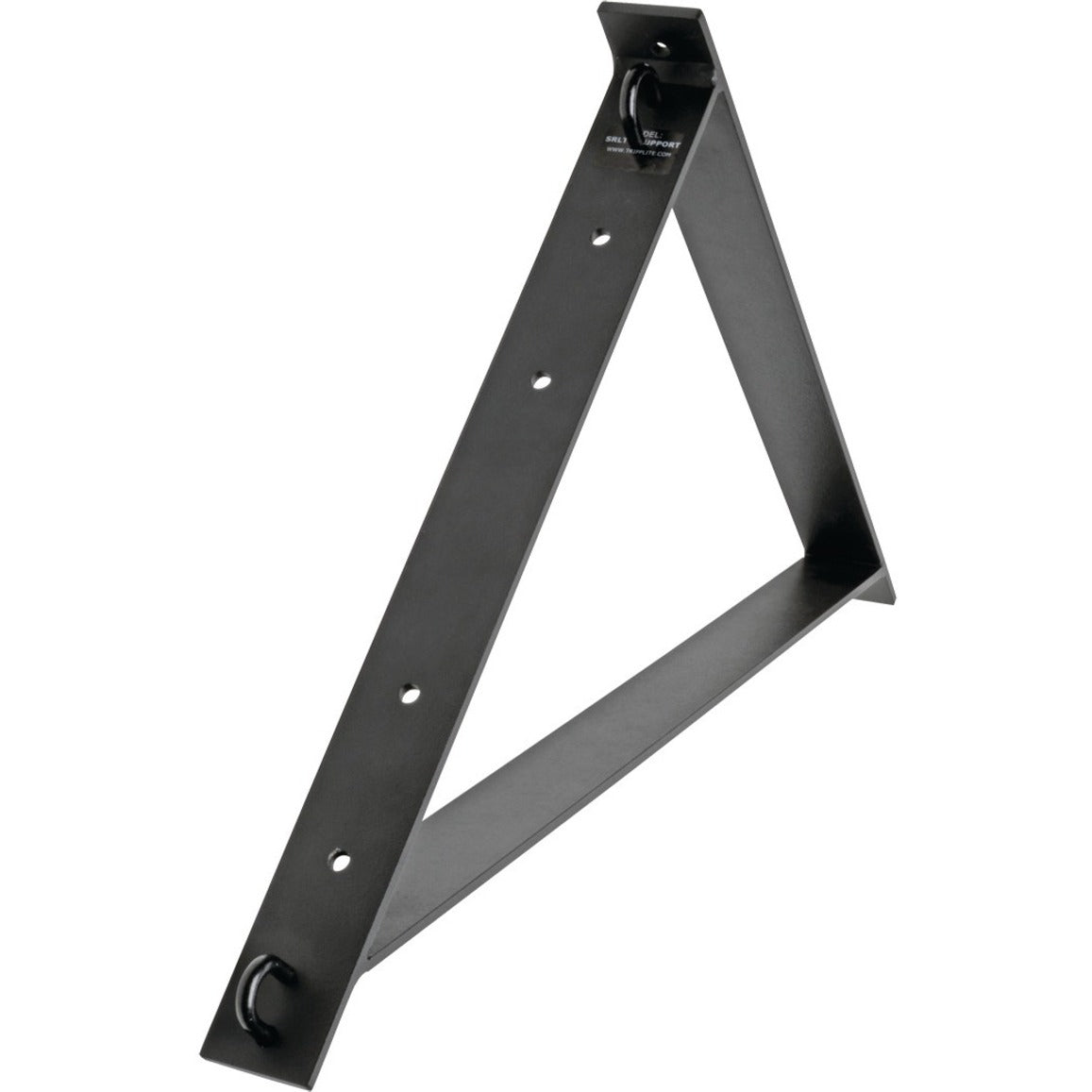 Side view of triangular wall mount bracket showing structural design-alternate-image3